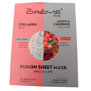 The Creme Shop Collagen & Acerola Cherries Fusion Sheet Mask 5 Pack